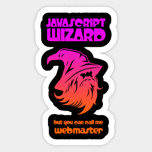 You are a Webmaster Sticker